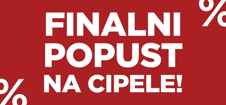 FINALNI POPUST NA CIPELE